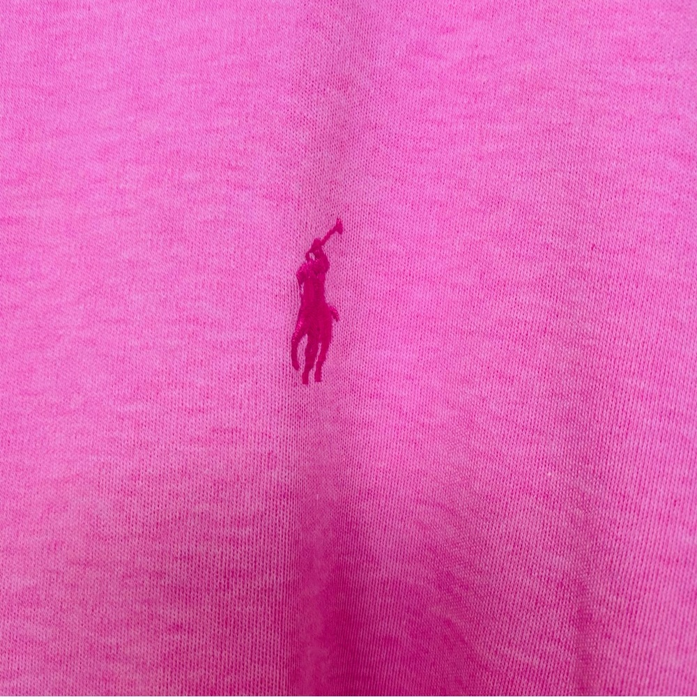 Polo by Ralph Lauren Pink Polo Shirt with Pink Logo Sz XXL/TTG - Picture 6 of 14